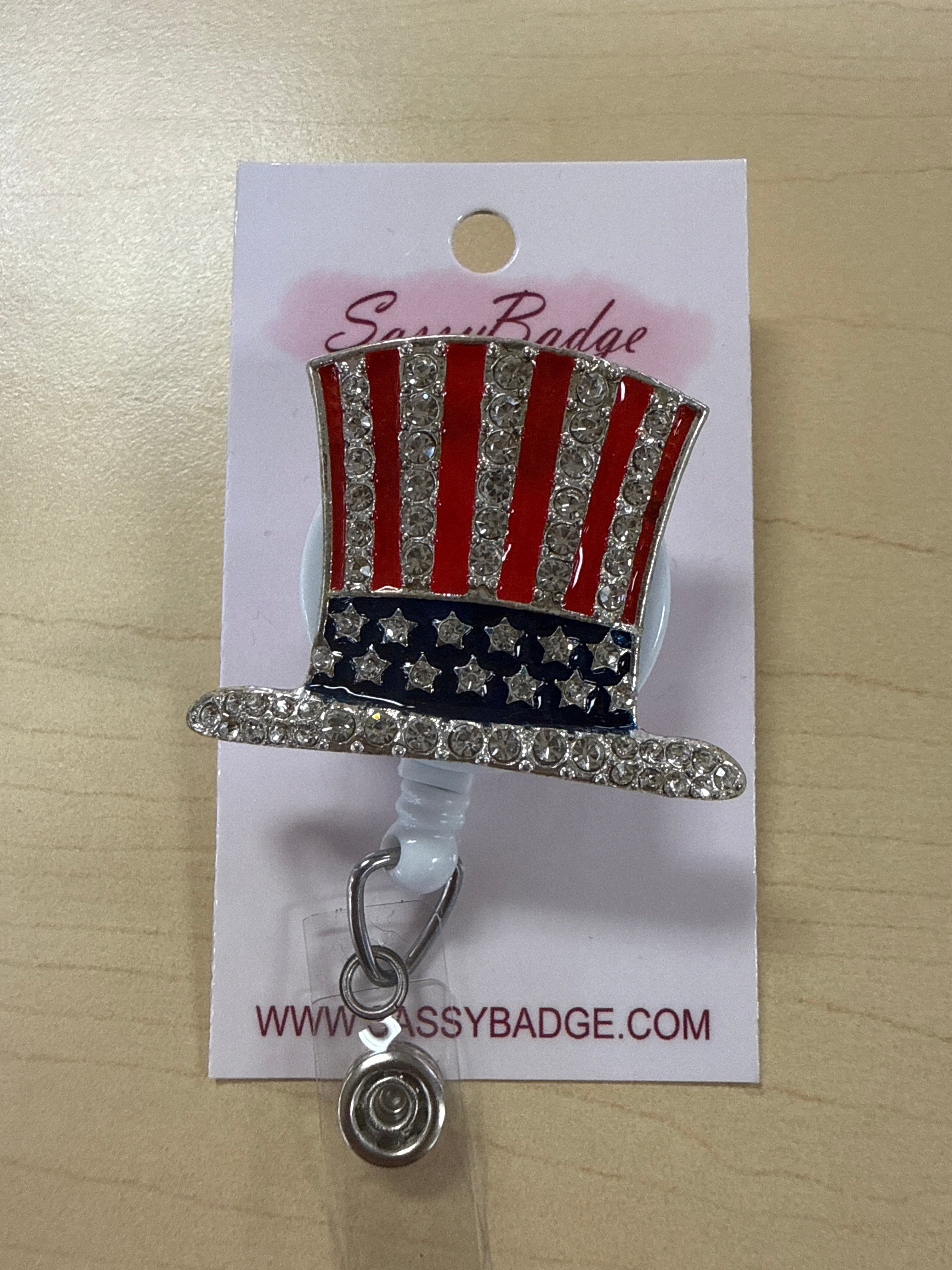Sassy Badge - UNCLE SAM HAT