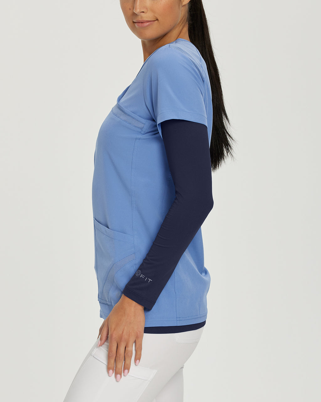 WC207 White Cross Fit Women's Long-Sleeve Tee (Undershirt)