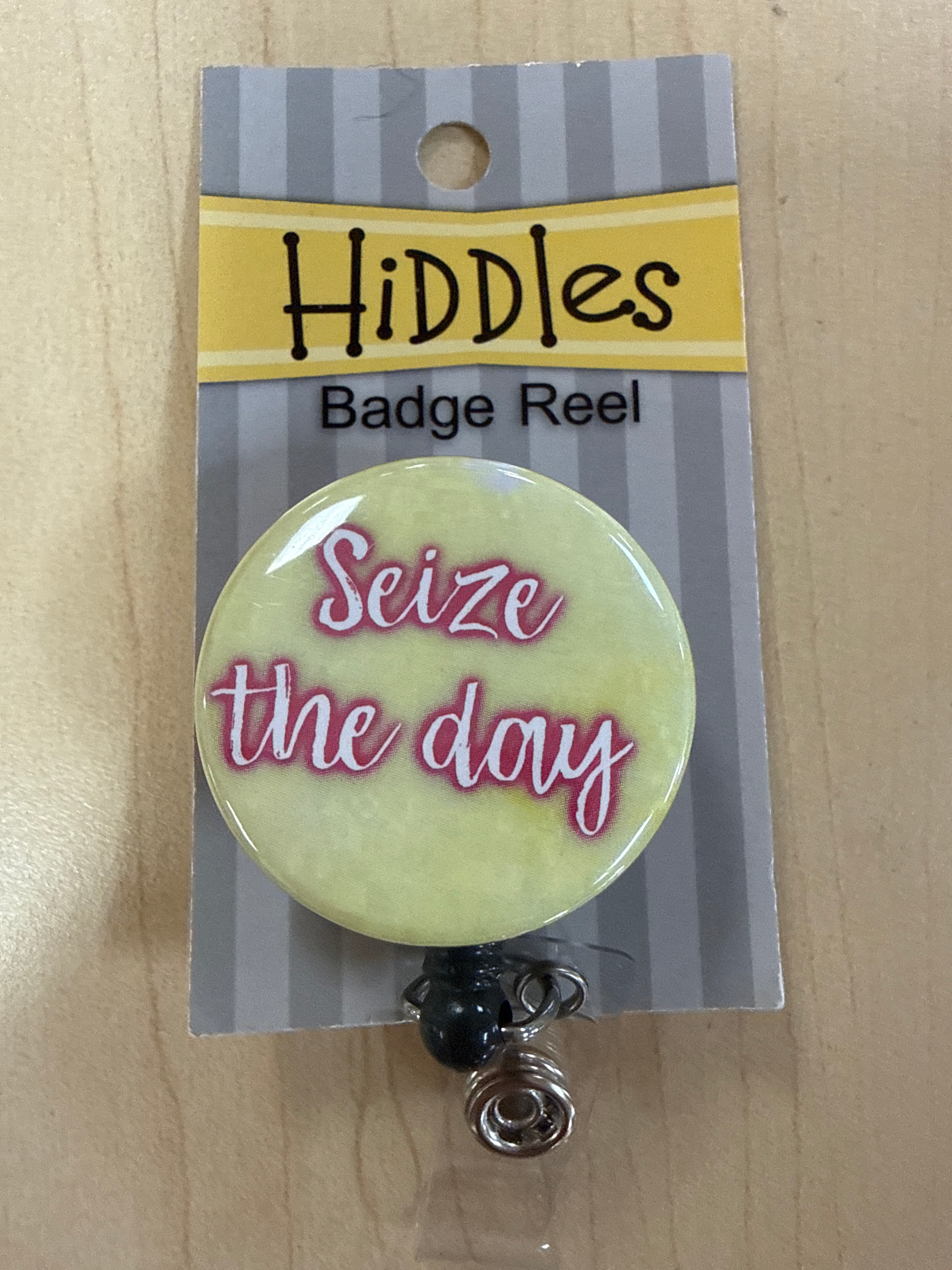 Hiddles Badge Reels - Seize the Day - 2 Styles