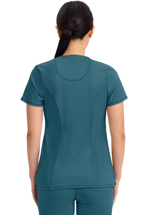 2624A Infinity Round Neck Top 2 Pkt Top