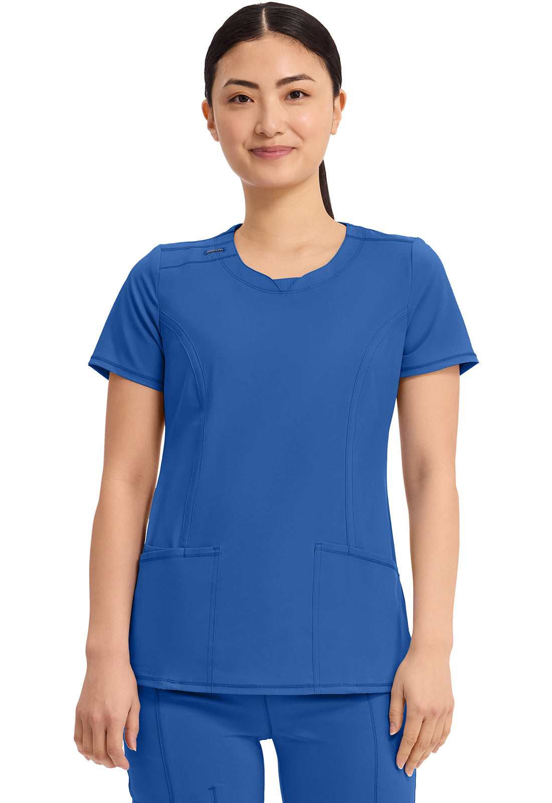 2624A Infinity Round Neck Top 2 Pkt Top