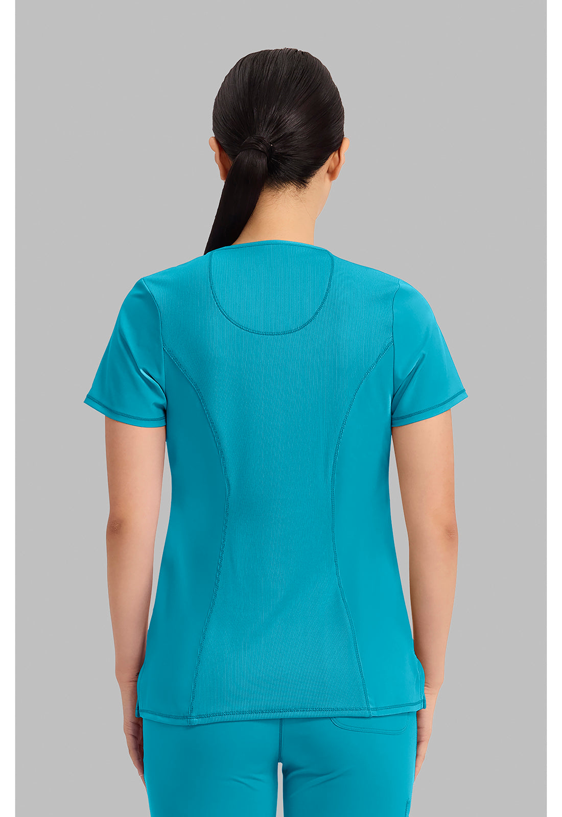 2624A Infinity Round Neck Top 2 Pkt Top