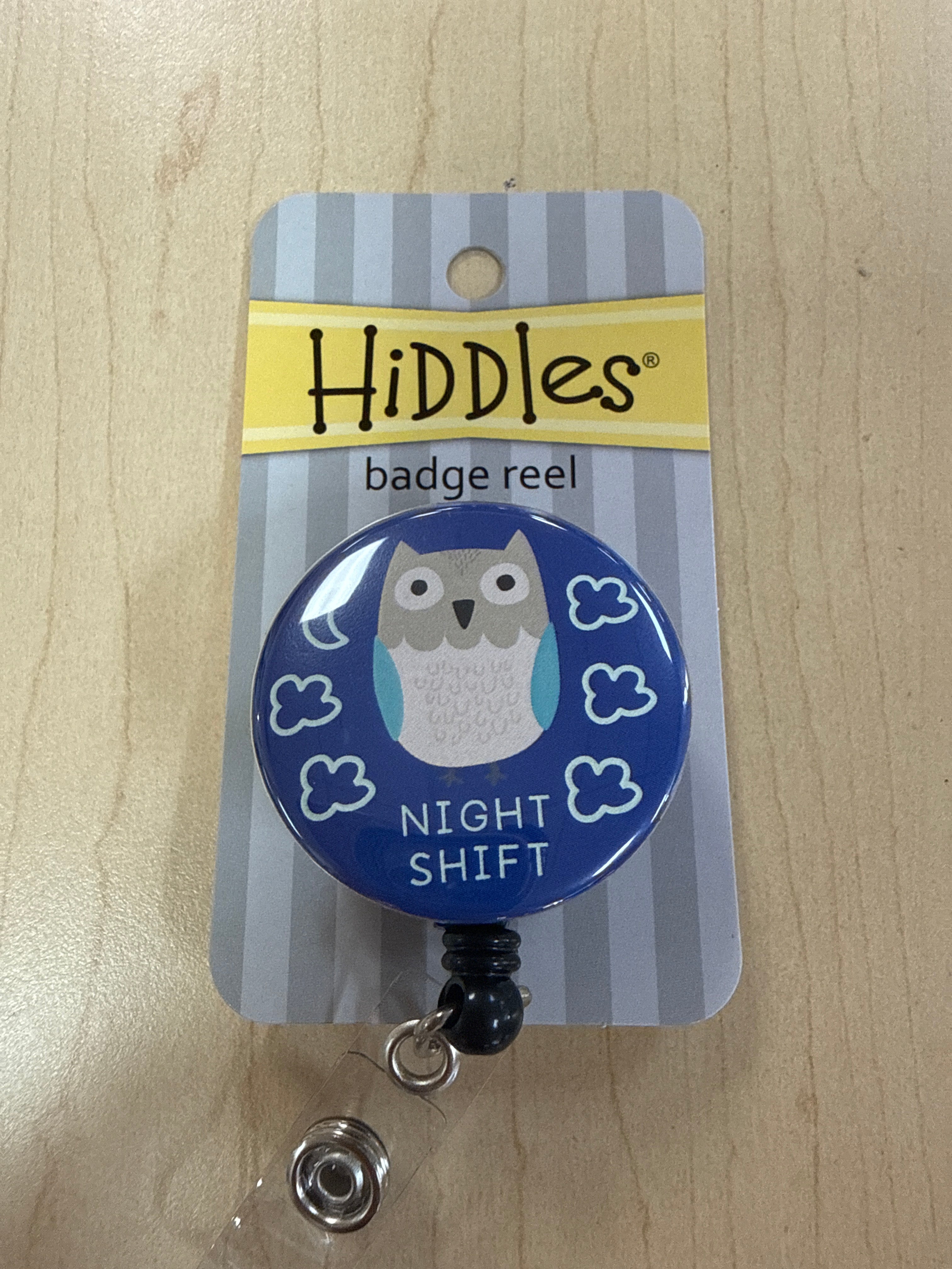 Hiddles Badge Reels - Night Shift Owl