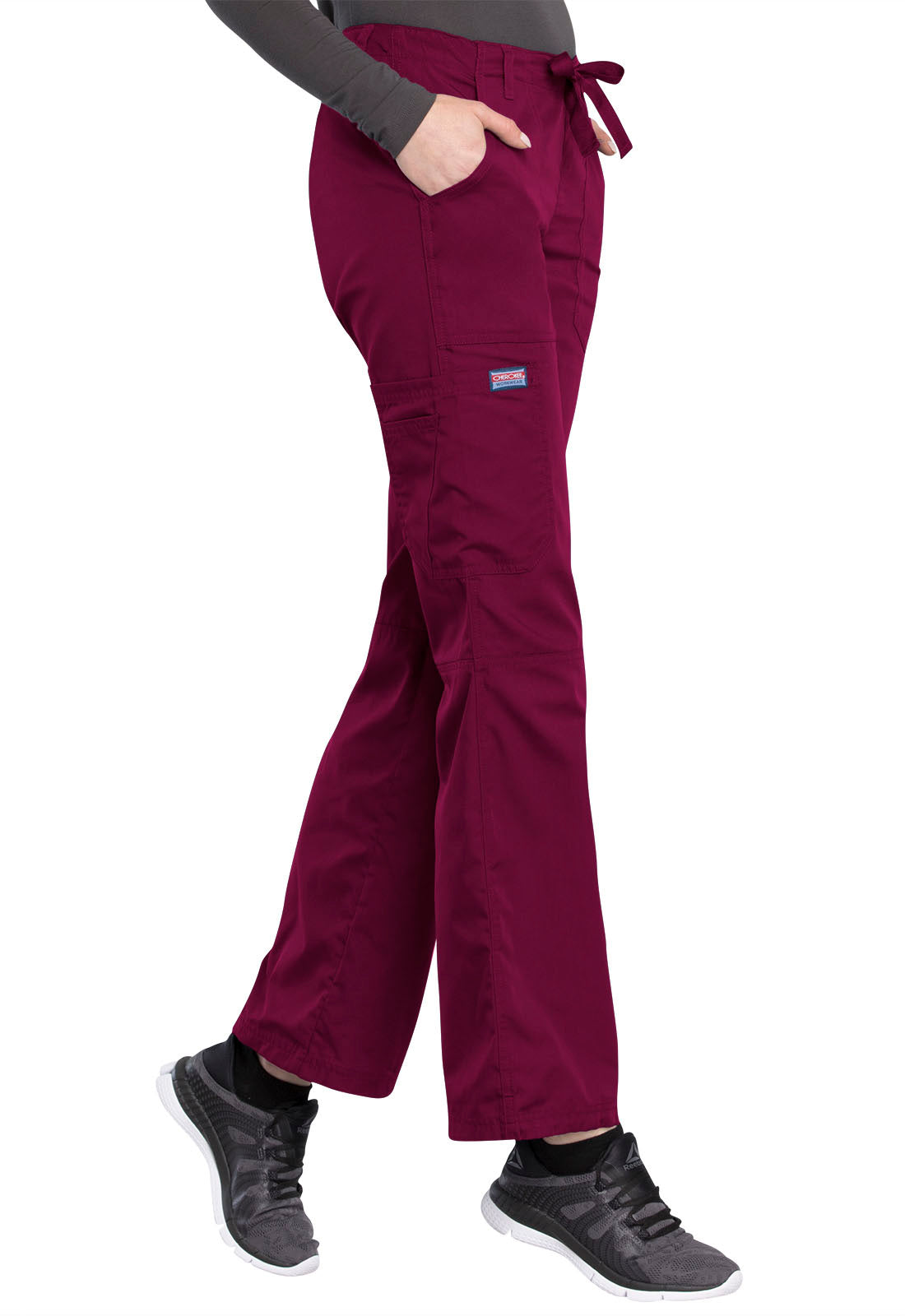 4020 Cherokee WW Womens Drawstring Cargo Pant - DC