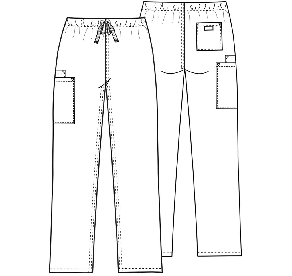 4100 Cherokee WW Unisex Drawstring Cargo Pant