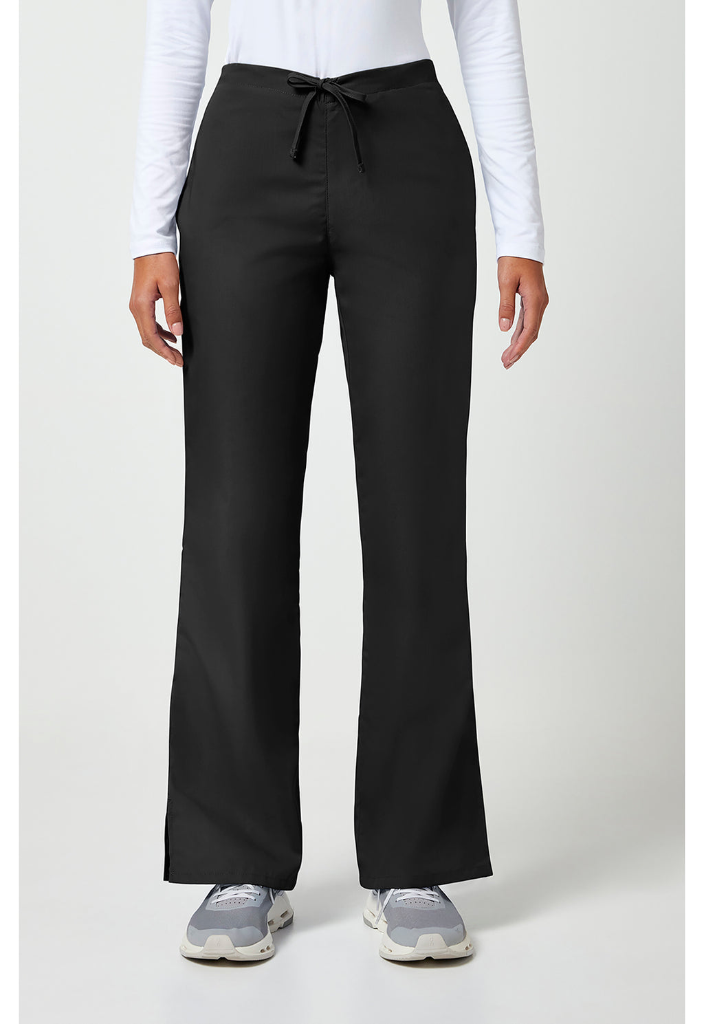 4101 Cherokee Natural Rise Flare Leg Drawstring Pant Womens