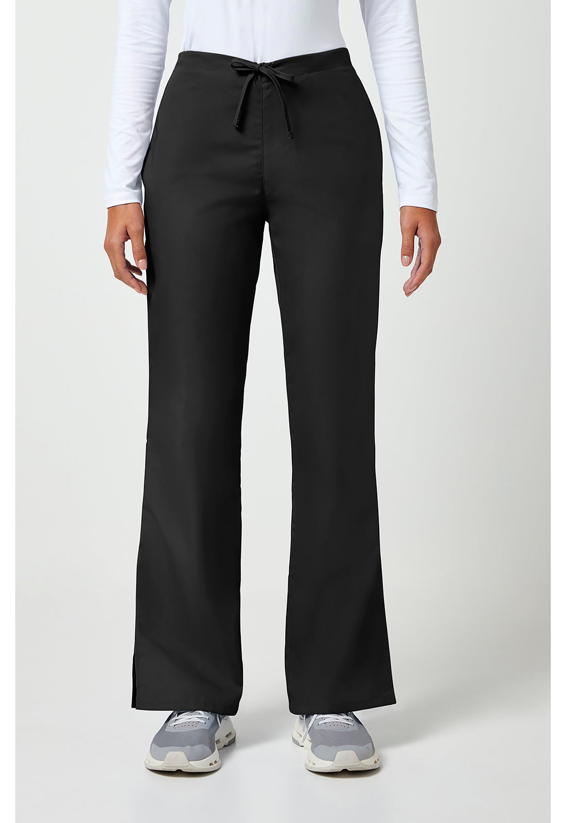 4101 Cherokee Natural Rise Flare Leg Drawstring Pant Womens