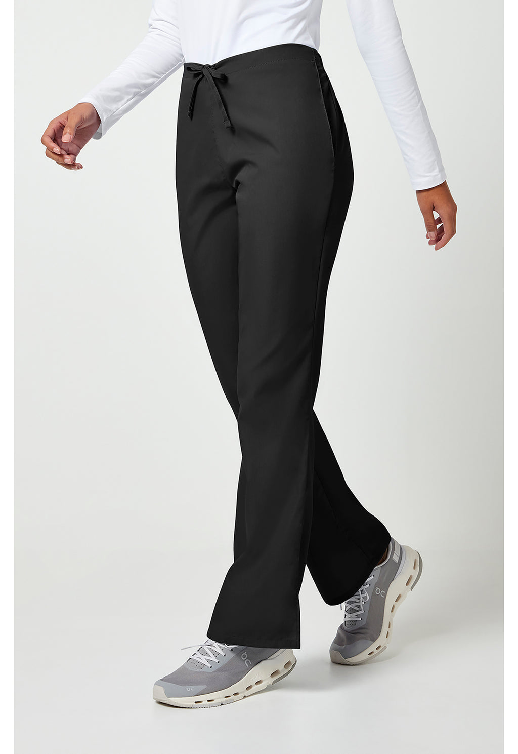 4101 Cherokee Natural Rise Flare Leg Drawstring Pant Womens