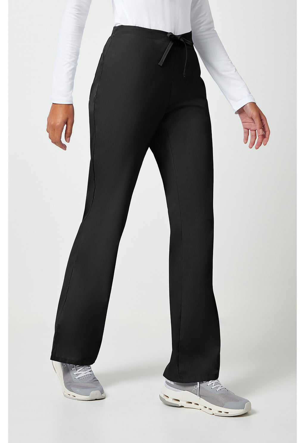 4101 Cherokee Natural Rise Flare Leg Drawstring Pant Womens