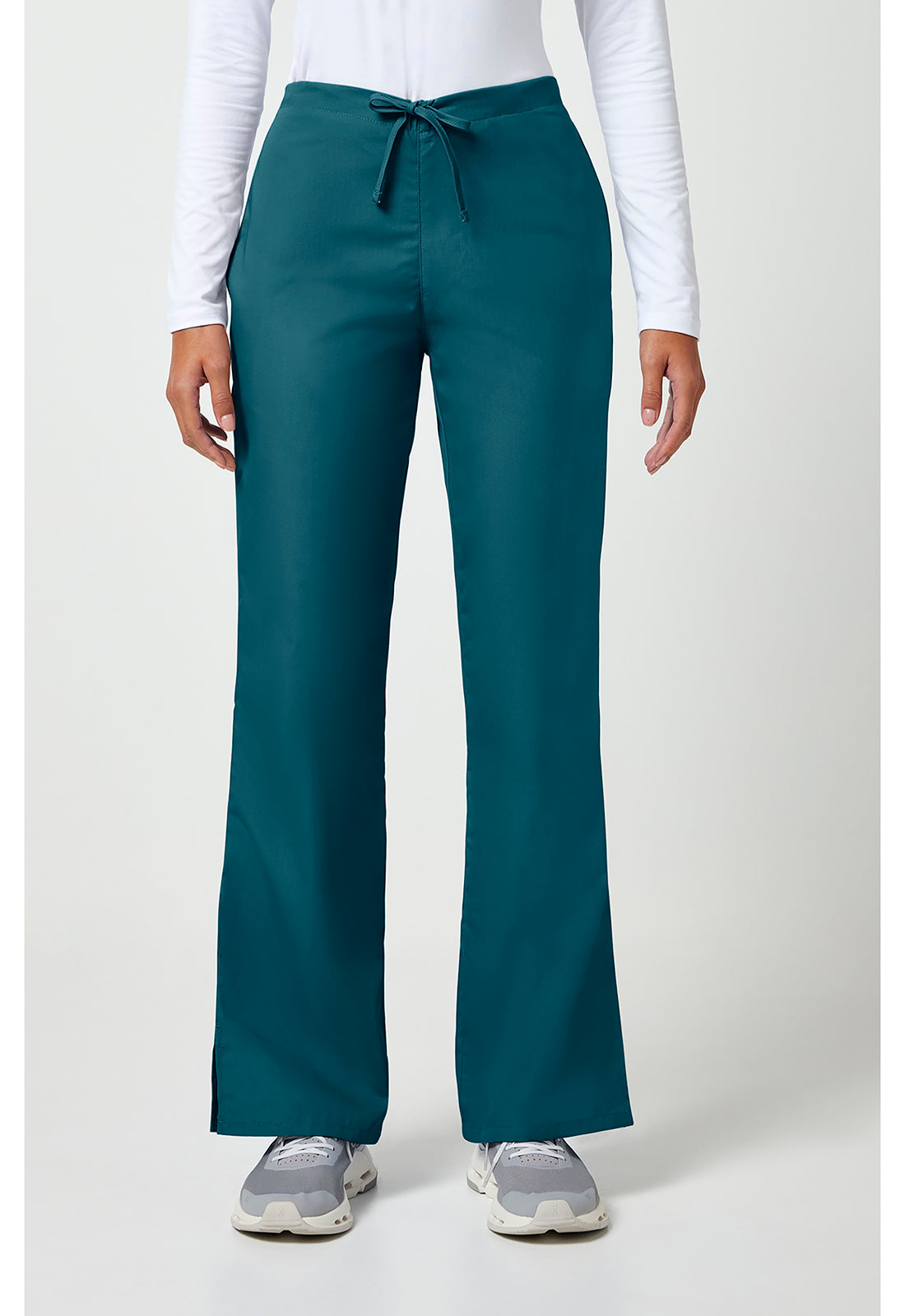 4101 Cherokee Natural Rise Flare Leg Drawstring Pant Womens