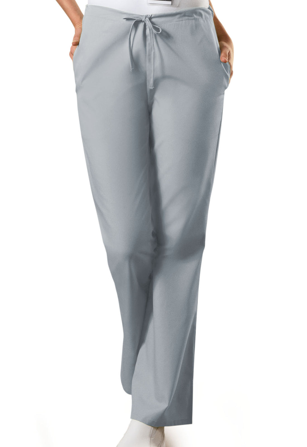 4101 Cherokee Natural Rise Flare Leg Drawstring Pant Womens