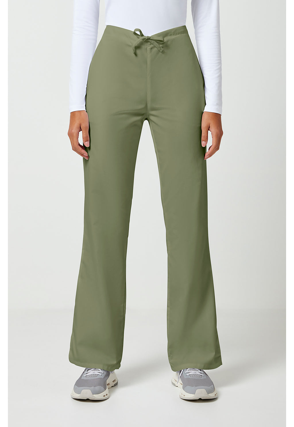 4101 Cherokee Natural Rise Flare Leg Drawstring Pant Womens