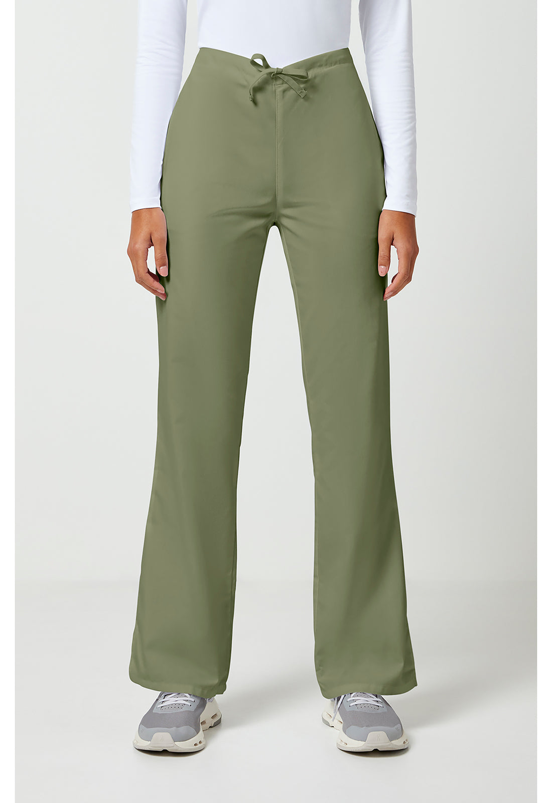 4101 Cherokee Natural Rise Flare Leg Drawstring Pant Womens