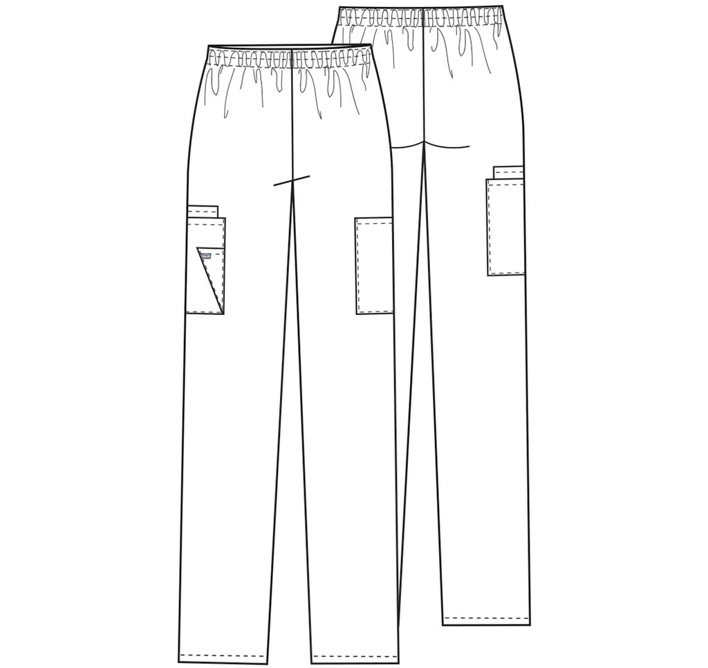 4200 Cherokee Natural Rise Tapered Pull-On Cargo Pant