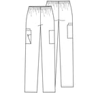 4200 Cherokee Natural Rise Tapered Pull-On Cargo Pant