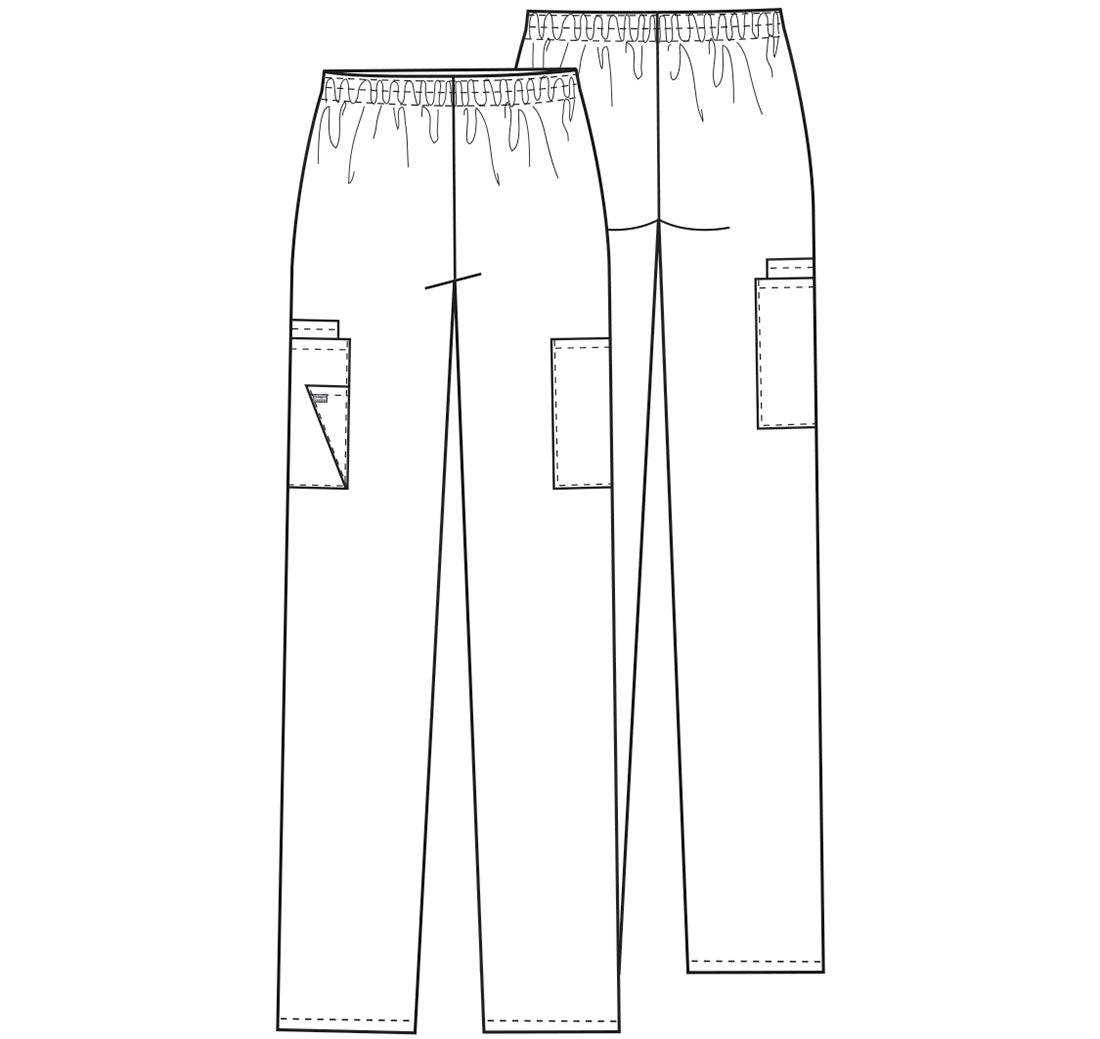 4200 Cherokee Natural Rise Tapered Pull-On Cargo Pant