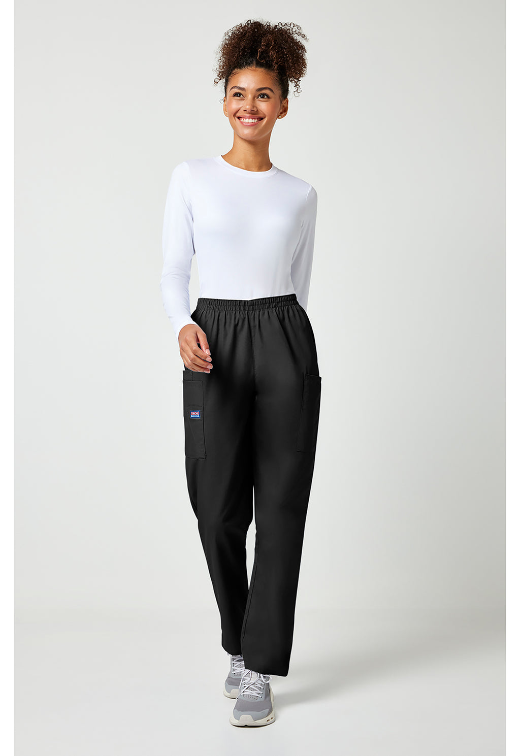 4200 Cherokee Natural Rise Tapered Pull-On Cargo Pant