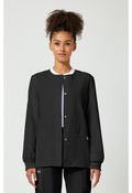 4350 Cherokee Snap Front Warm-Up Jacket Womens