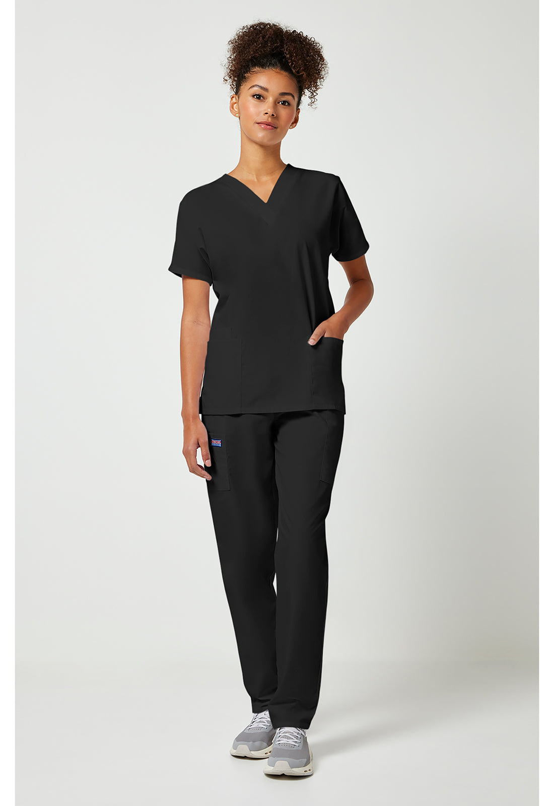 4700 Cherokee WW V-Neck Top Womens