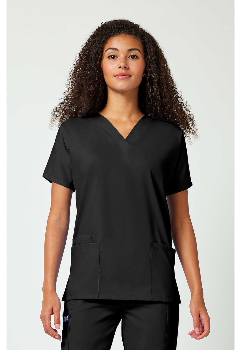 4700 Cherokee WW V-Neck Top Womens