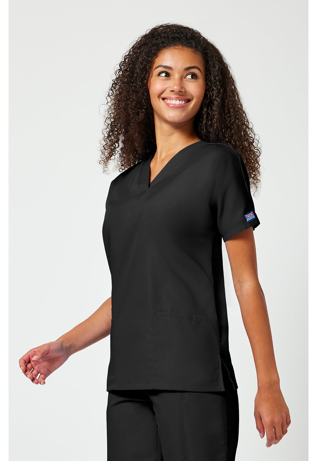 4700 Cherokee WW V-Neck Top Womens