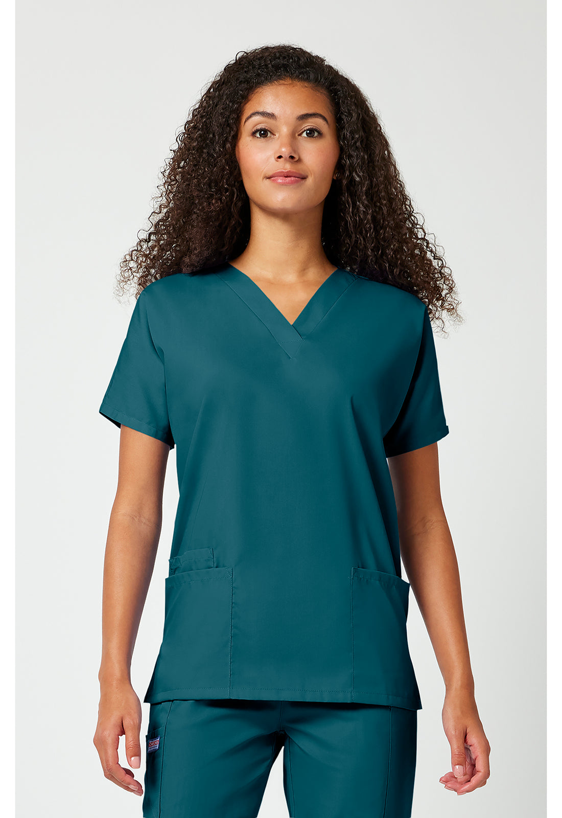 4700 Cherokee WW V-Neck Top Womens