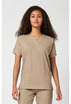 4700 Cherokee WW V-Neck Top Womens