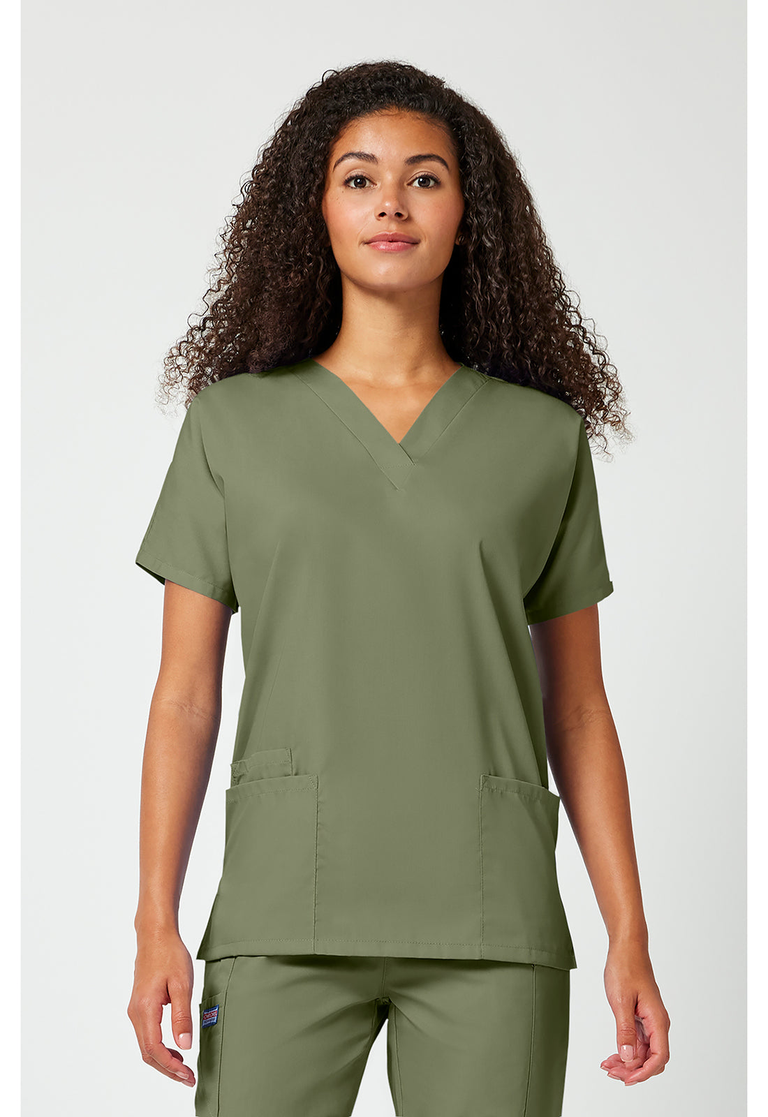 4700 Cherokee WW V-Neck Top Womens