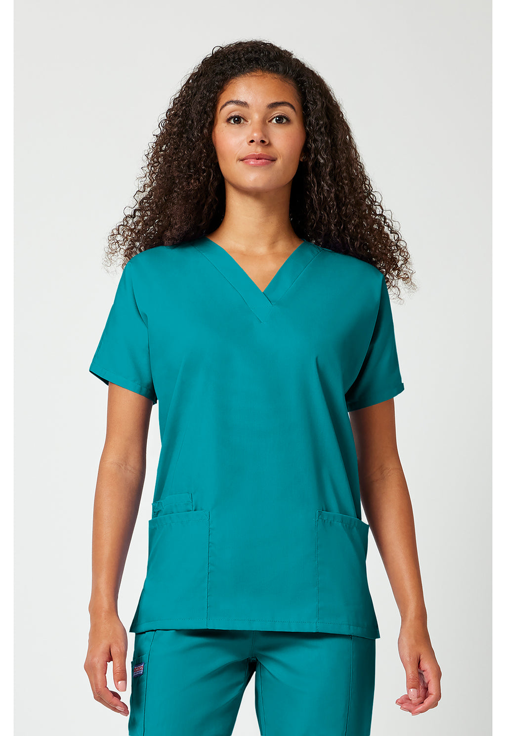 4700 Cherokee WW V-Neck Top Womens