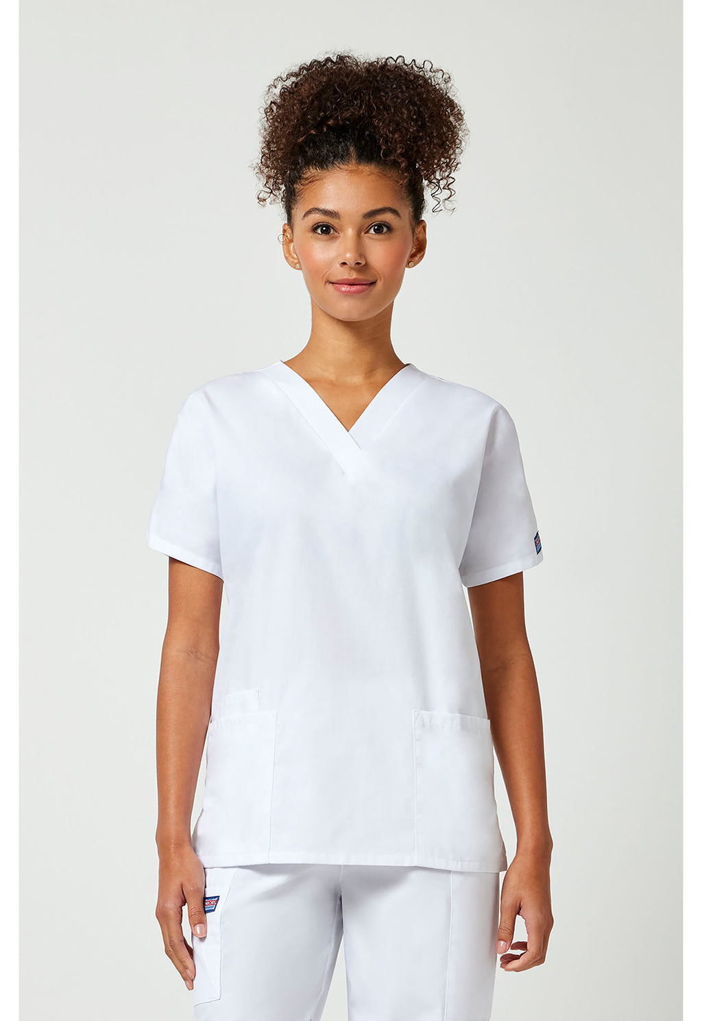4700 Cherokee WW V-Neck Top Womens