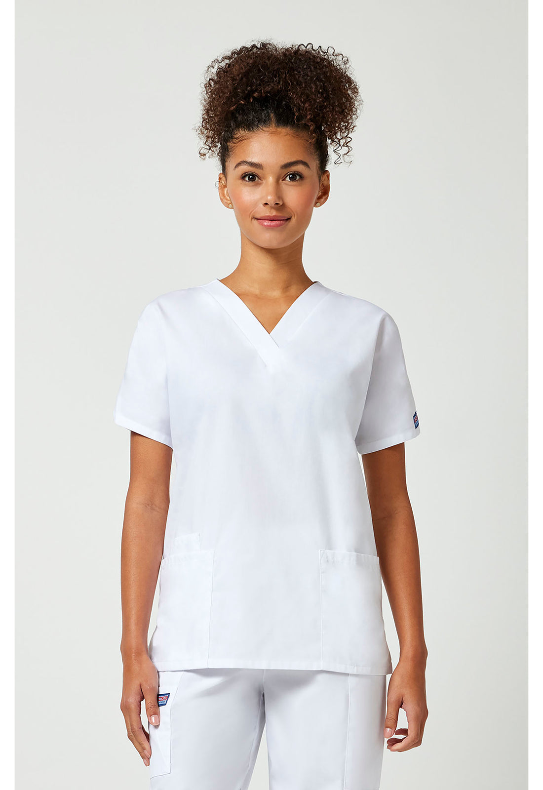 4700 Cherokee WW V-Neck Top Womens