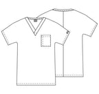 4777 Cherokee Unisex V-Neck Tunic