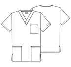 4876 Cherokee Unisex V-Neck Top