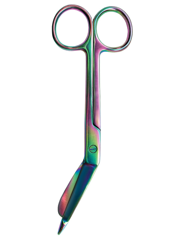 5.5" Bandage Scissor - Rainbow Finish