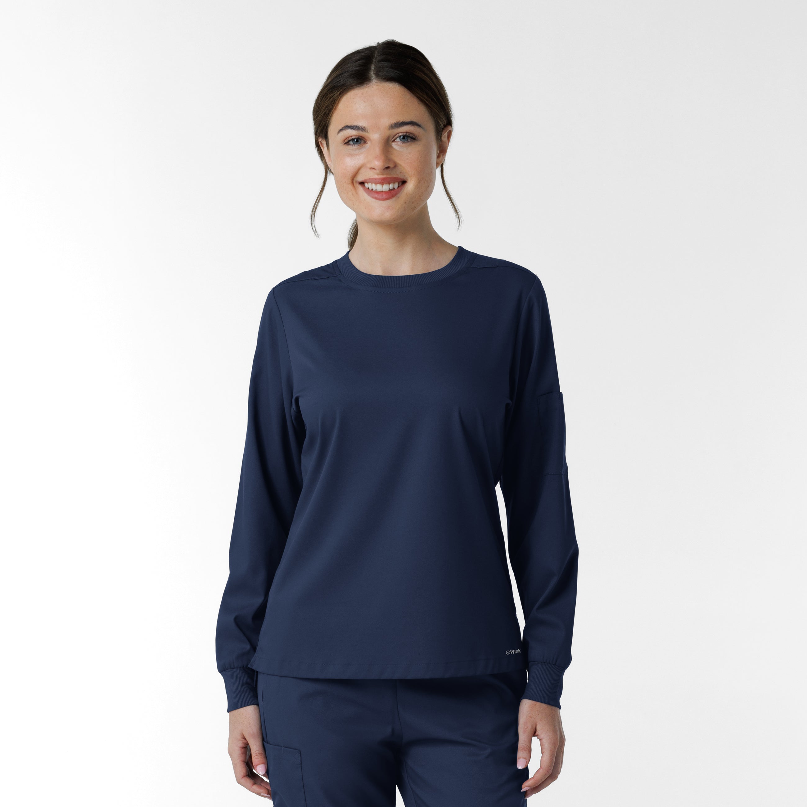 6551 Wink Boundless Women's Classic Long Sleeve Scrub Tee