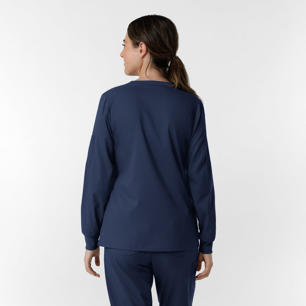 6551 Wink Boundless Women's Classic Long Sleeve Scrub Tee