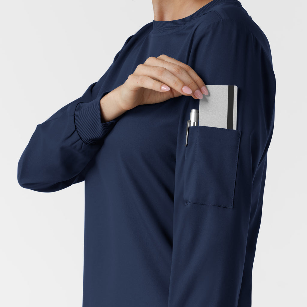 6551 Wink Boundless Women's Classic Long Sleeve Scrub Tee