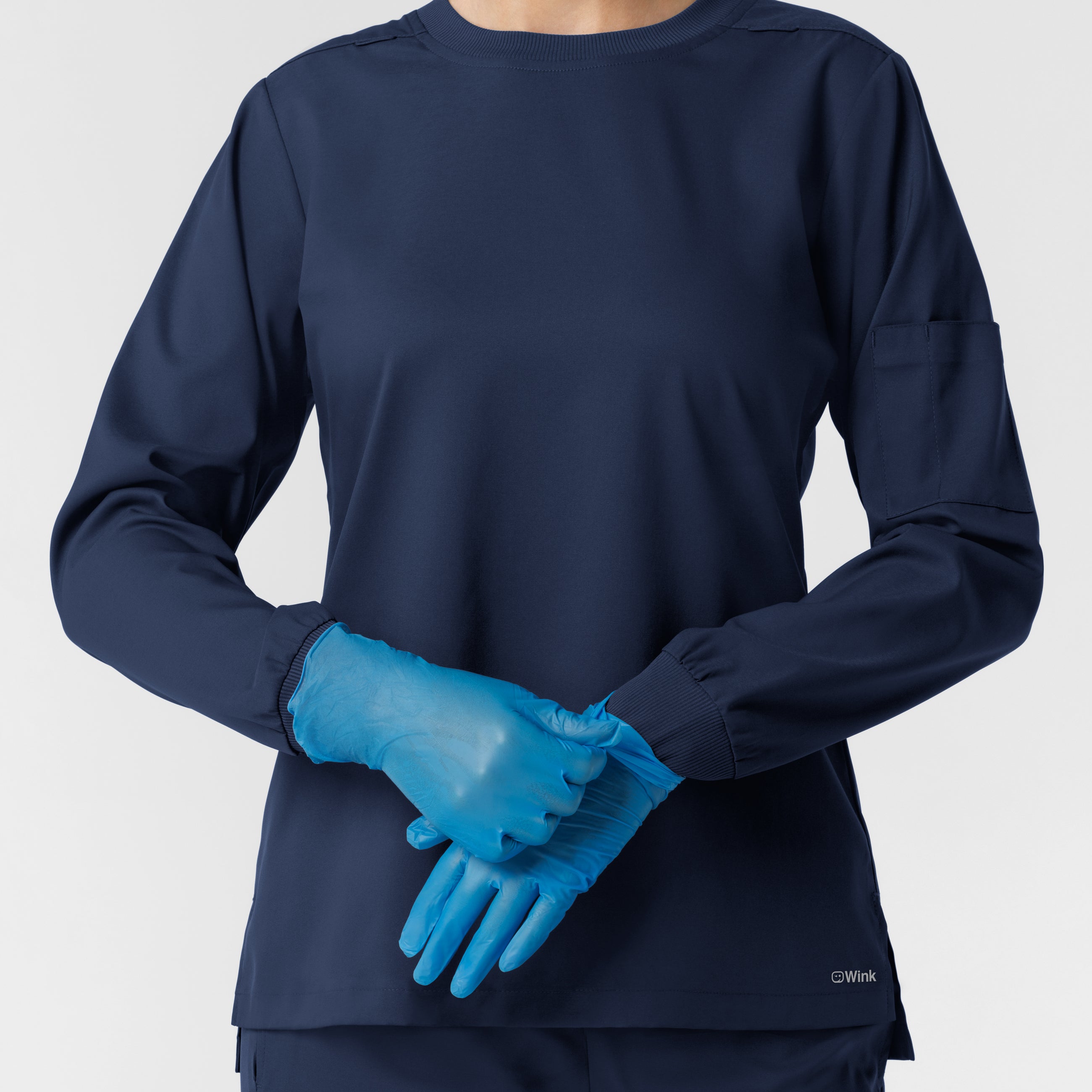 6551 Wink Boundless Women's Classic Long Sleeve Scrub Tee