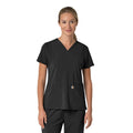 C13210 Carhartt Force Cross-Flex Women's Flex Panel V-Neck Scrub Top