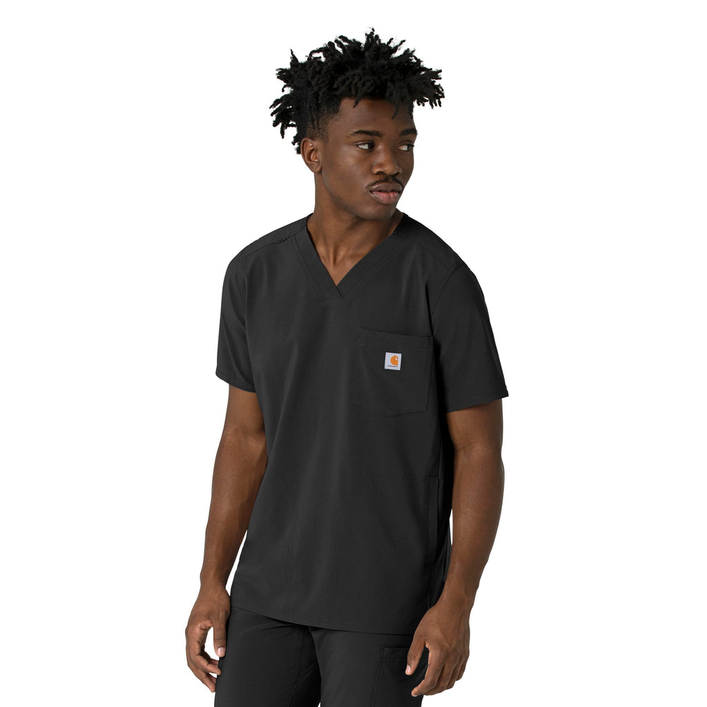 C16410 Carhartt Force Cross-Flex Men's V-Neck Scrub Top
