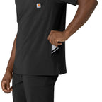 C16410 Carhartt Force Cross-Flex Men's V-Neck Scrub Top