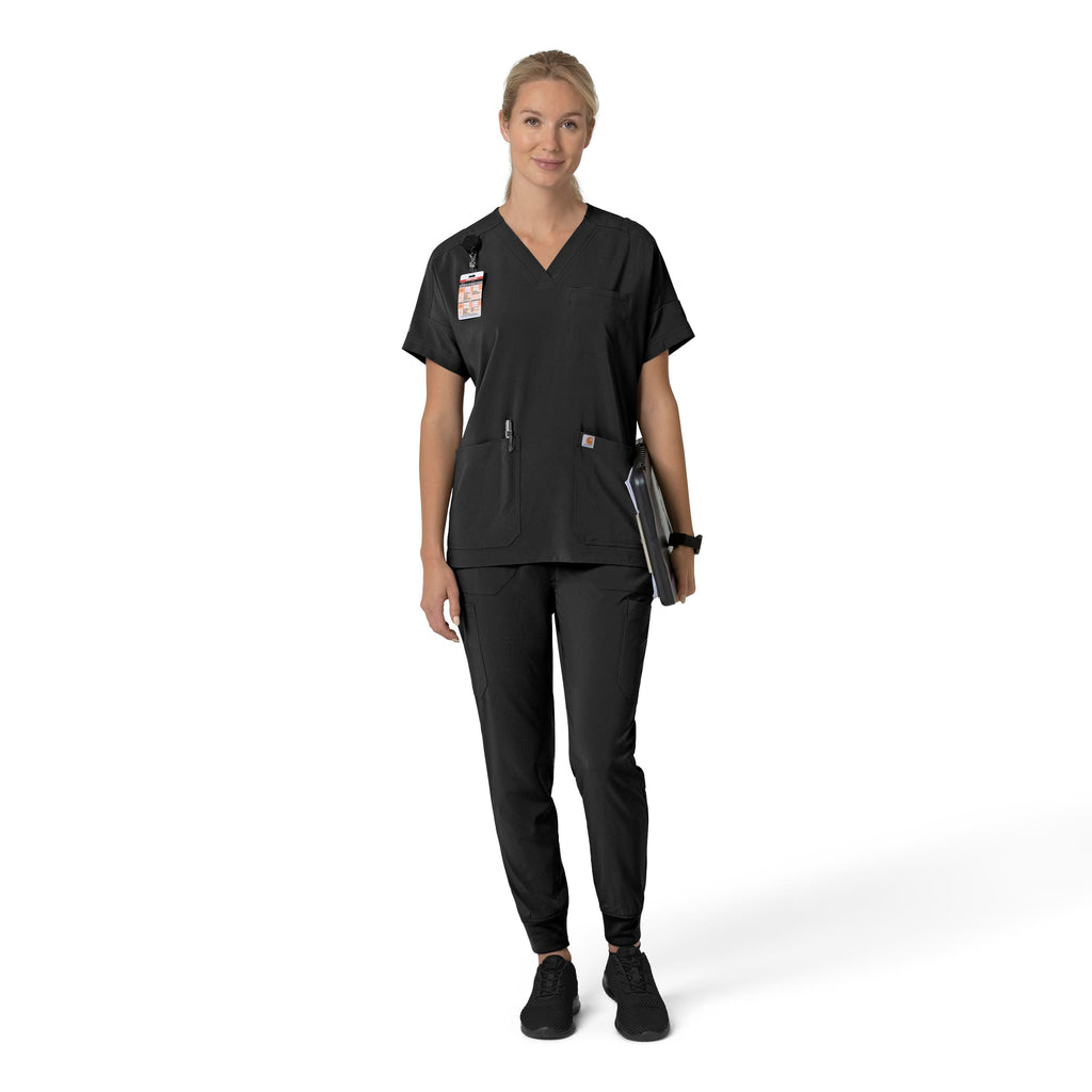 C53110-Force Cross-Flex Women's Cargo Jogger Scrub Pant-Carhartt