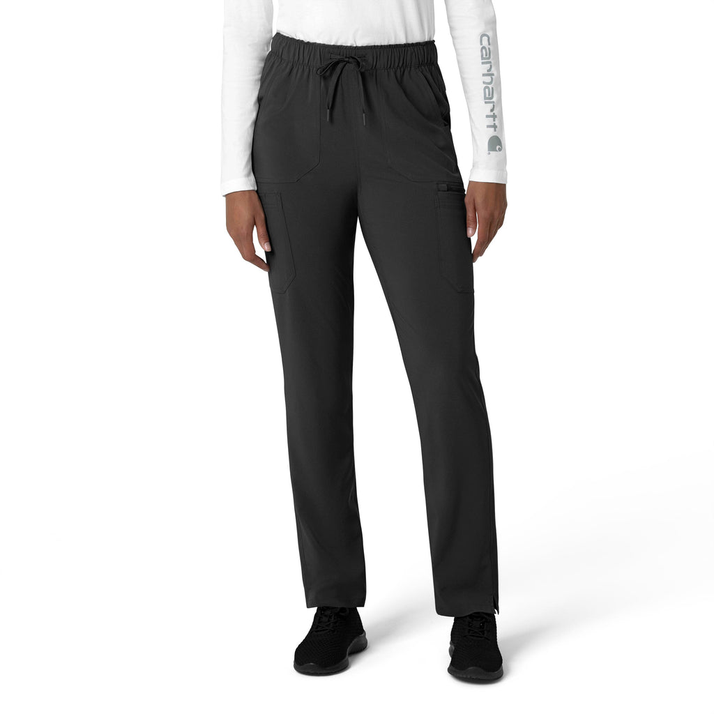 C53210 Carhartt Force Cross-Flex Women's Straight Leg Cargo Scrub Pant