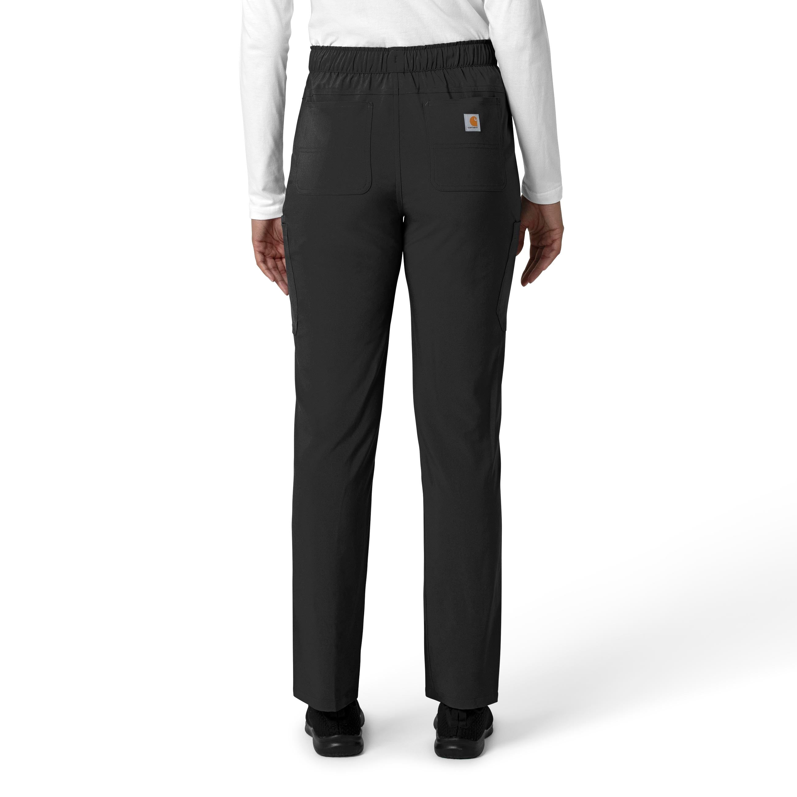 C53210 Carhartt Force Cross-Flex Women's Straight Leg Cargo Scrub Pant