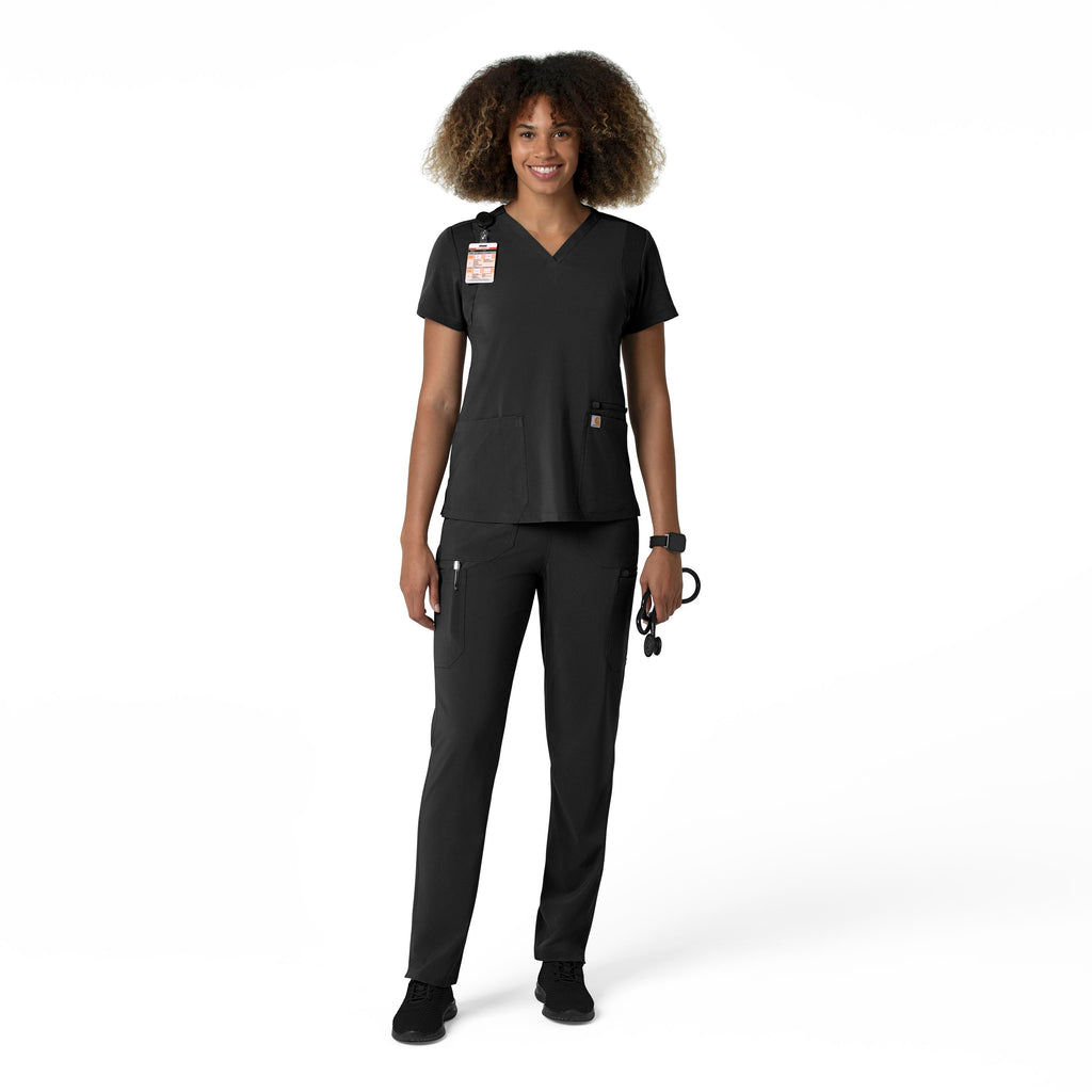 C53210 Carhartt Force Cross-Flex Women's Straight Leg Cargo Scrub Pant