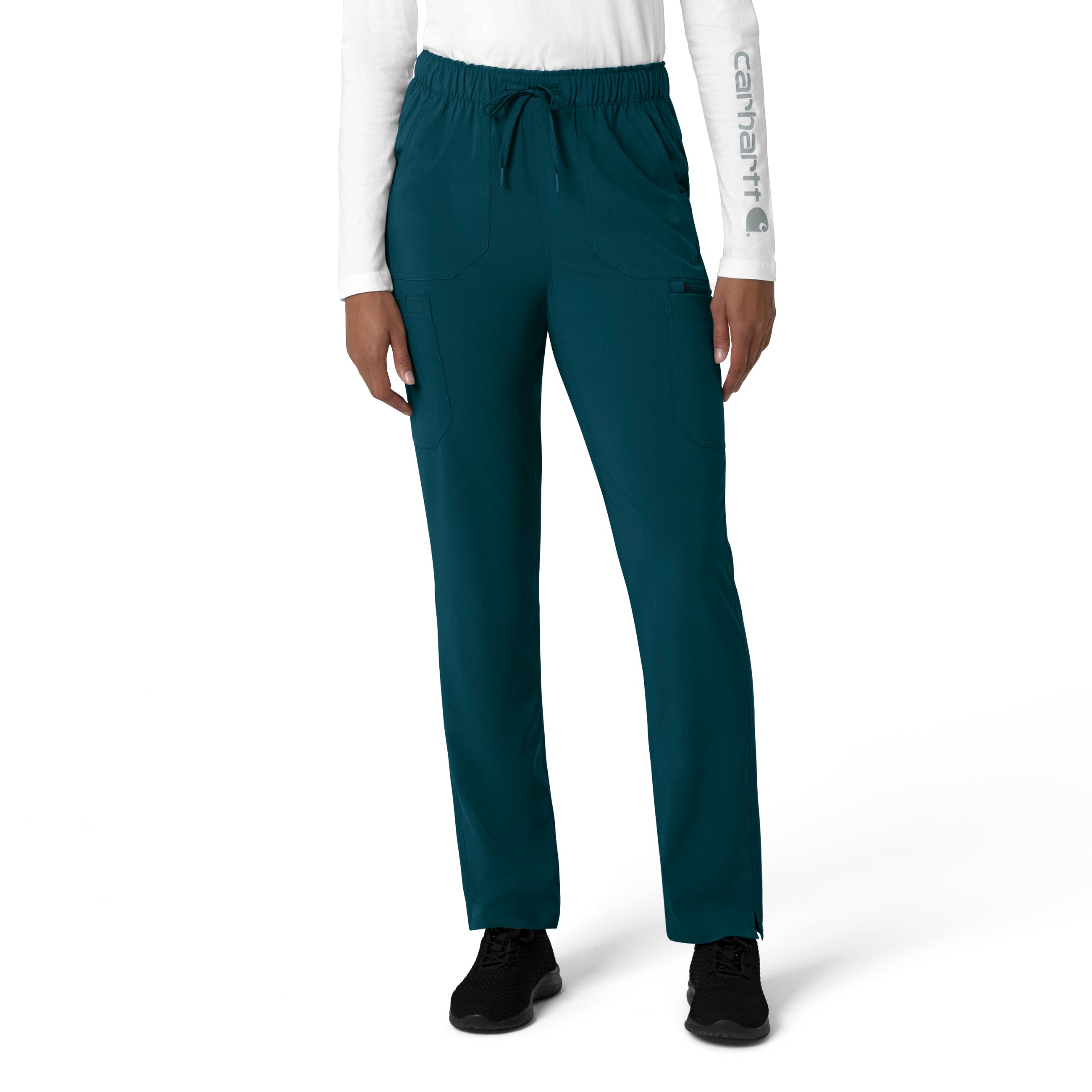 C53210 Carhartt Force Cross-Flex Women's Straight Leg Cargo Scrub Pant