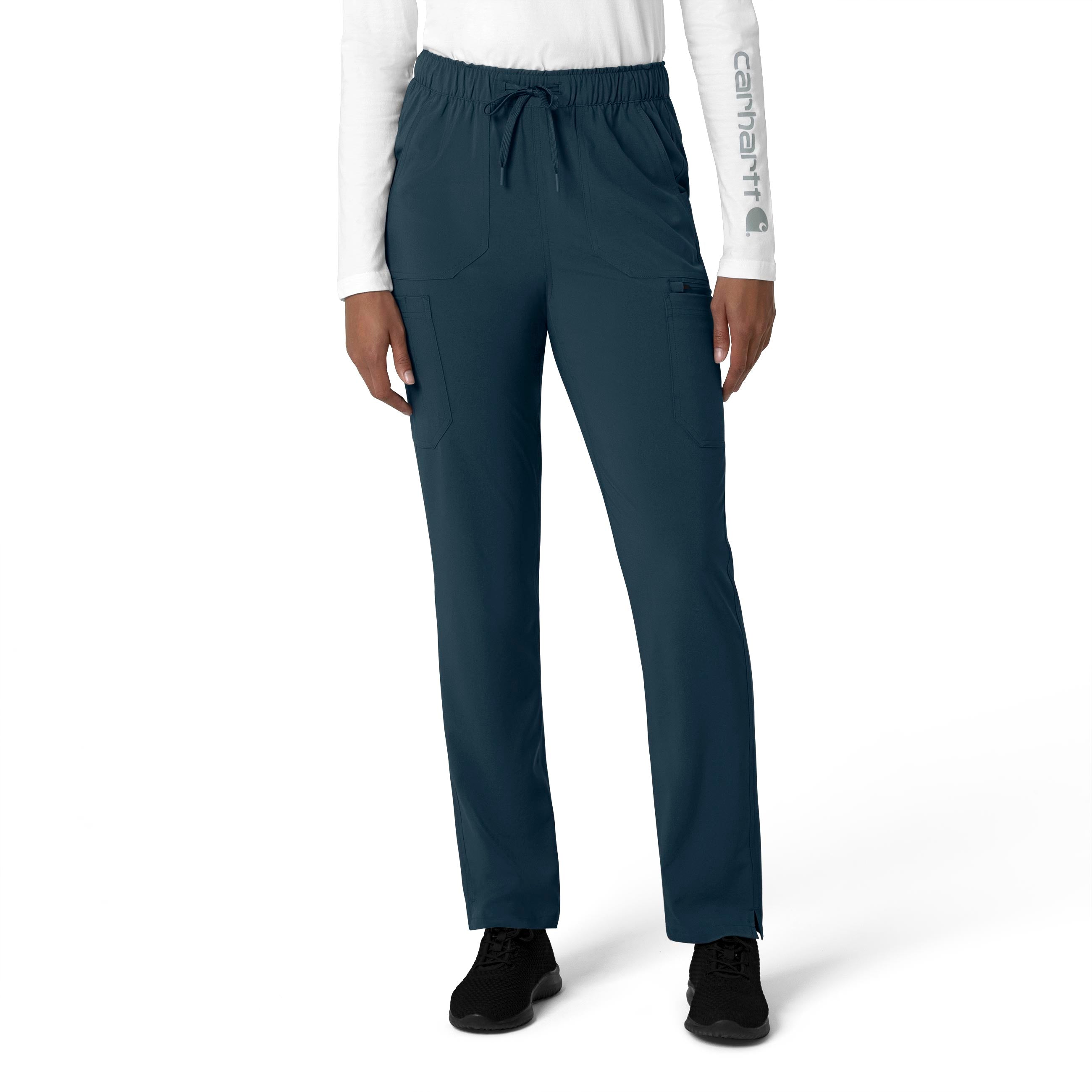C53210 Carhartt Force Cross-Flex Women's Straight Leg Cargo Scrub Pant