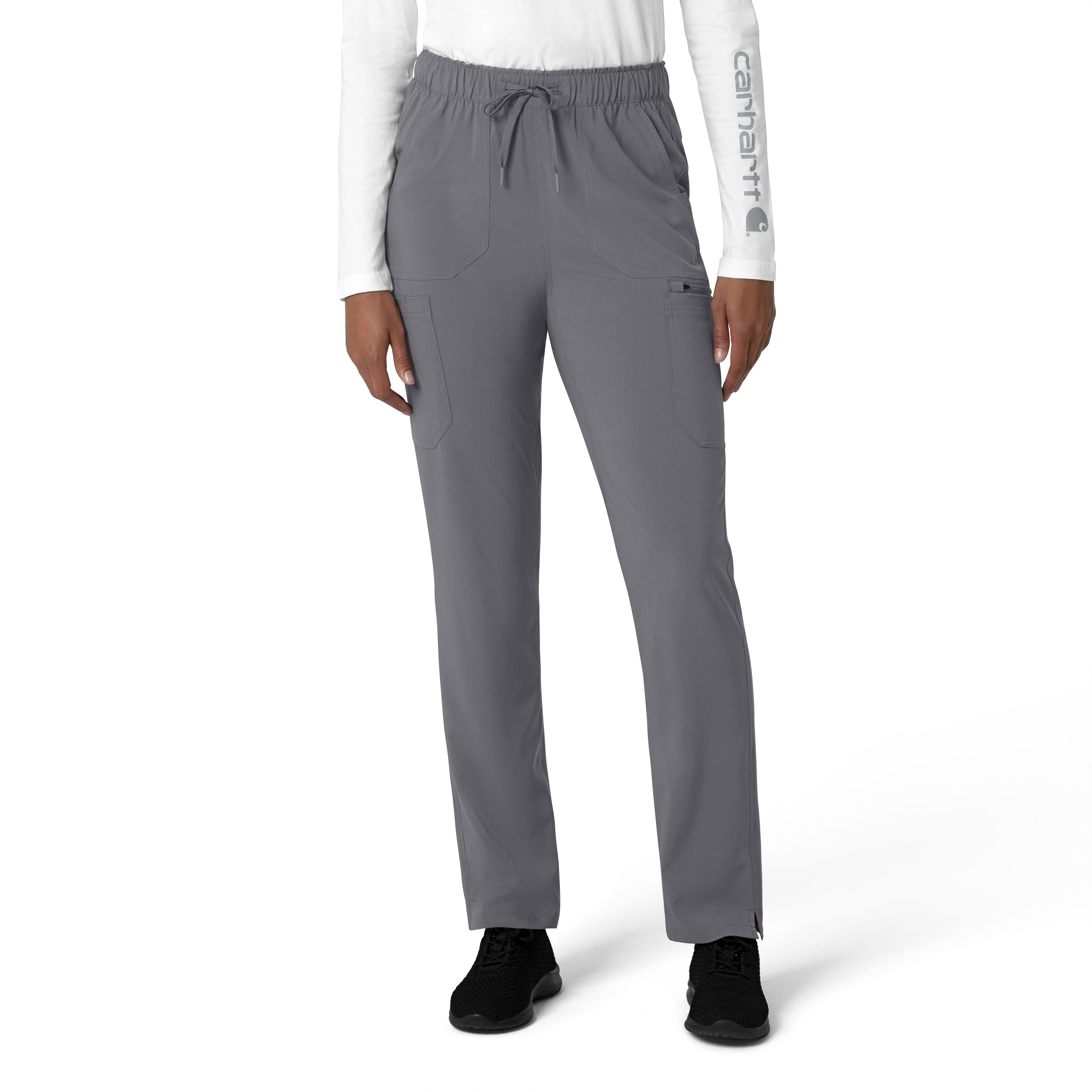 C53210 Carhartt Force Cross-Flex Women's Straight Leg Cargo Scrub Pant