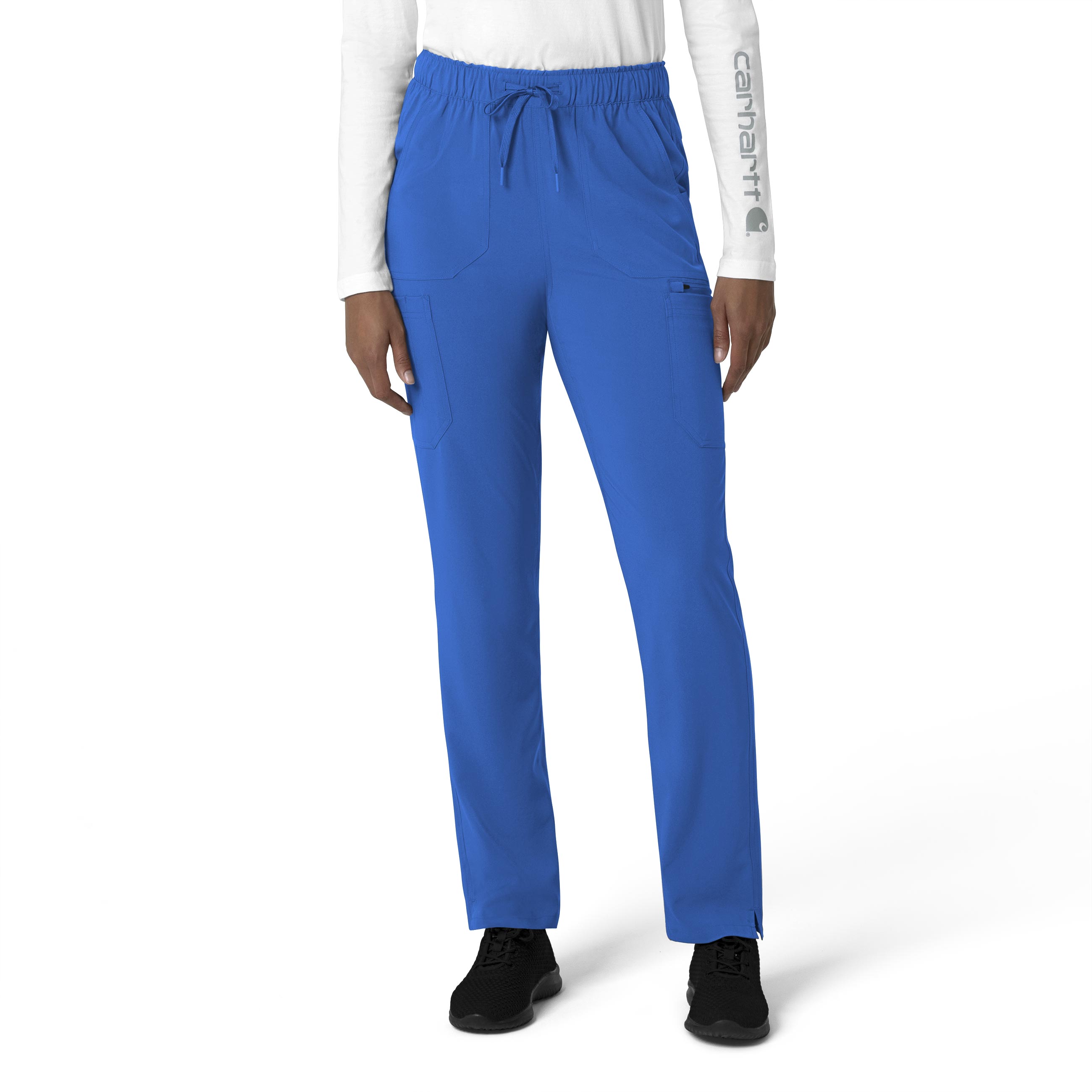 C53210 Carhartt Force Cross-Flex Women's Straight Leg Cargo Scrub Pant