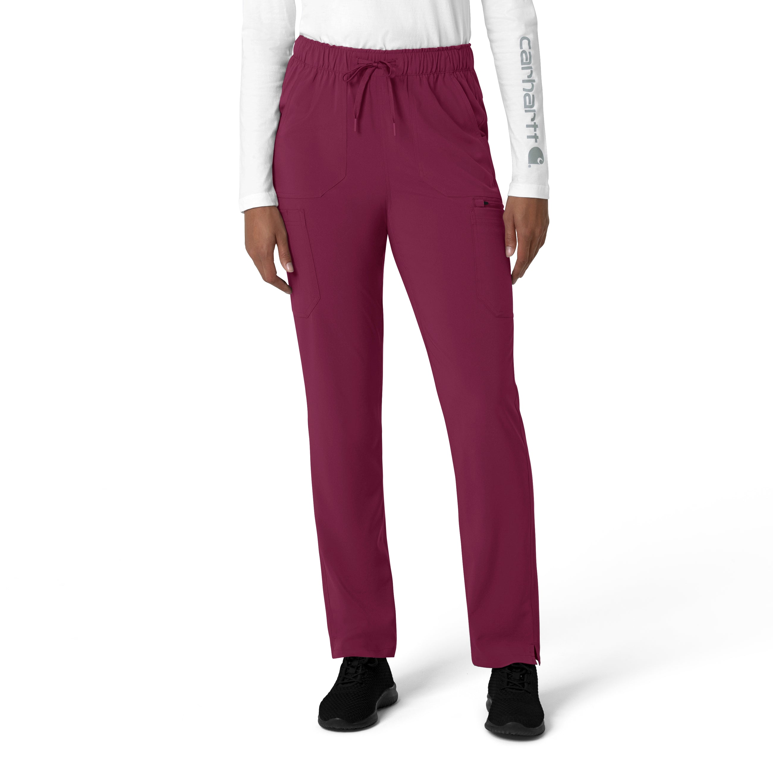 C53210 Carhartt Force Cross-Flex Women's Straight Leg Cargo Scrub Pant